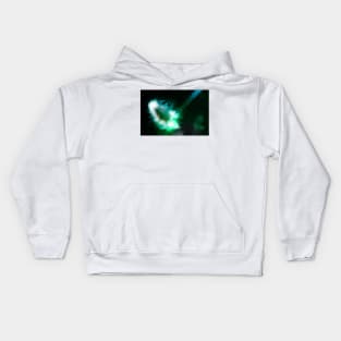 Spooky green alien Jellyfish Kids Hoodie